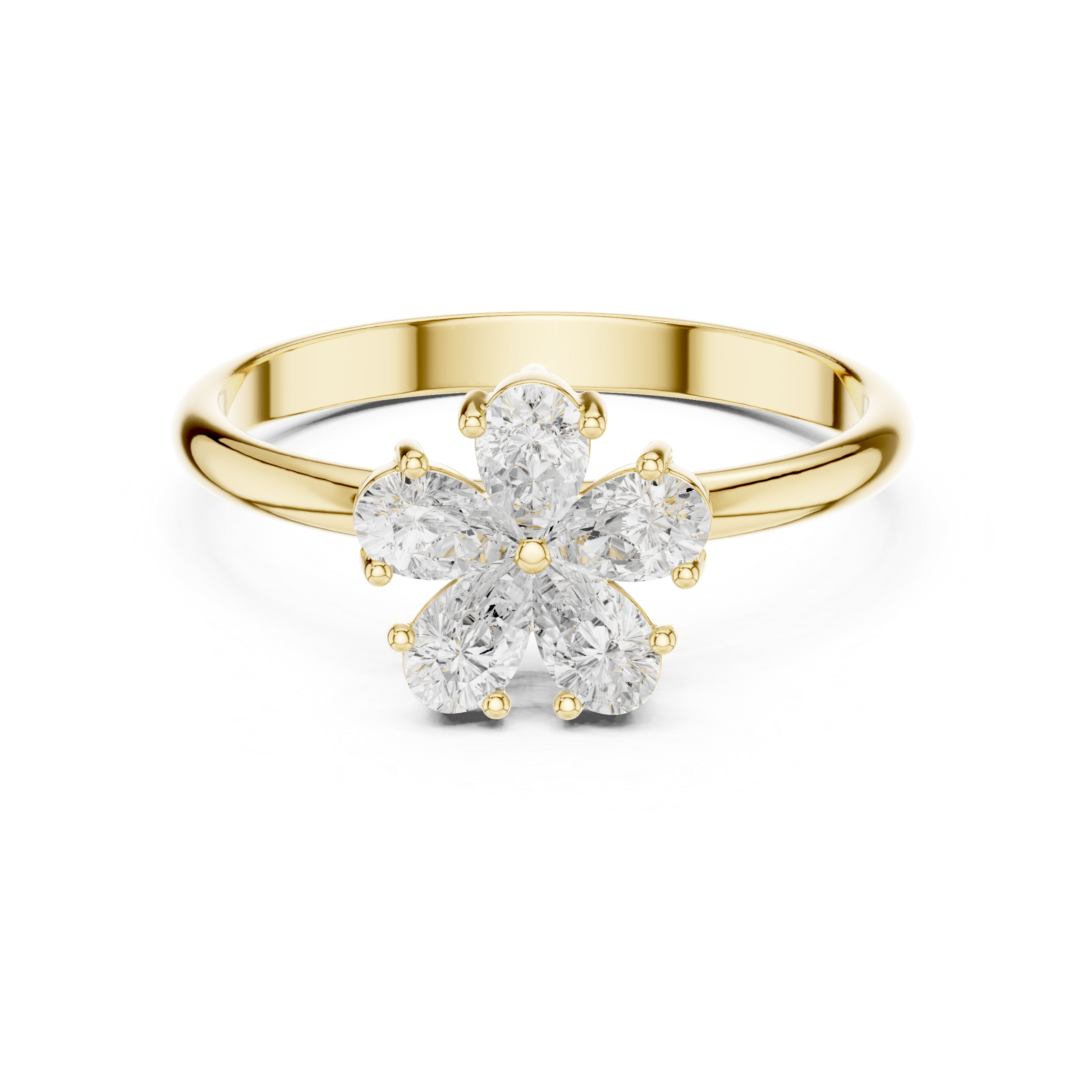 Pear Diamond Elegance Lab Grown Diamond Ring