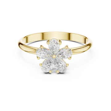 Pear Diamond Elegance Lab Grown Diamond Ring