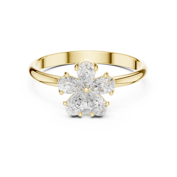 Pear Diamond Elegance Lab Grown Diamond Ring