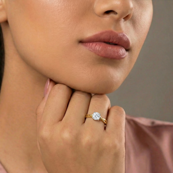 Classic Solitaire Lab Grown Diamond Ring