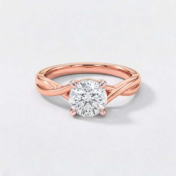 Classic Solitaire Lab Grown Diamond Ring