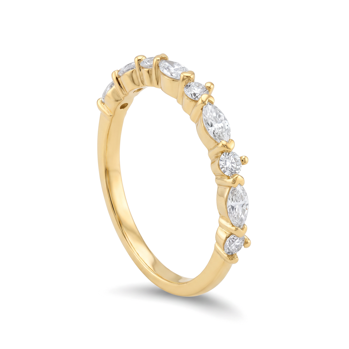 Ethereal Alternating Marquise & Round Lab Grown Ring
