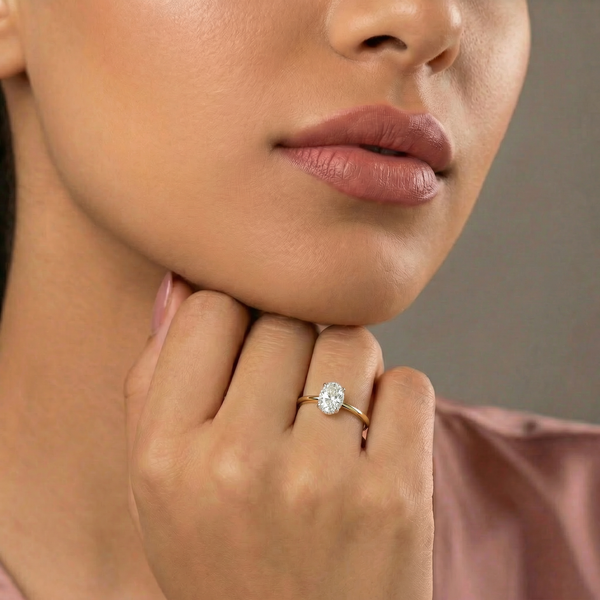 Timeless Round Solitaire Lab Grown Diamond Ring