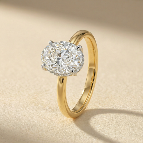 Timeless Round Solitaire Lab Grown Diamond Ring