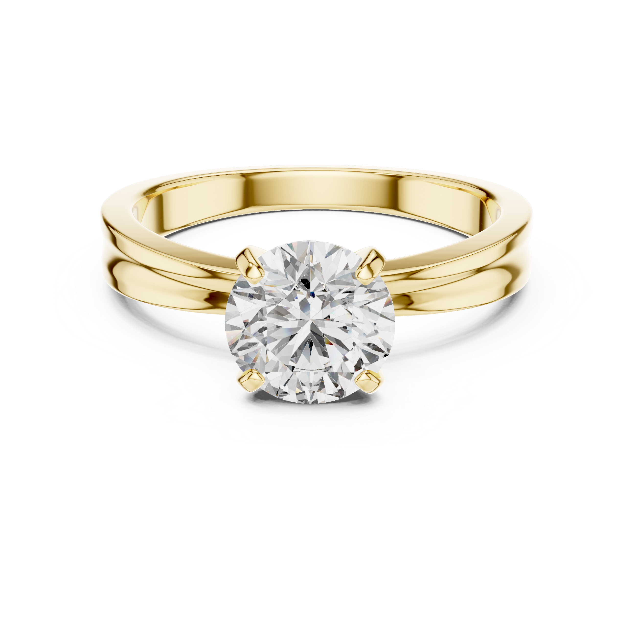 Artistic Swirl Design Pave Lab Grown Diamond Ring