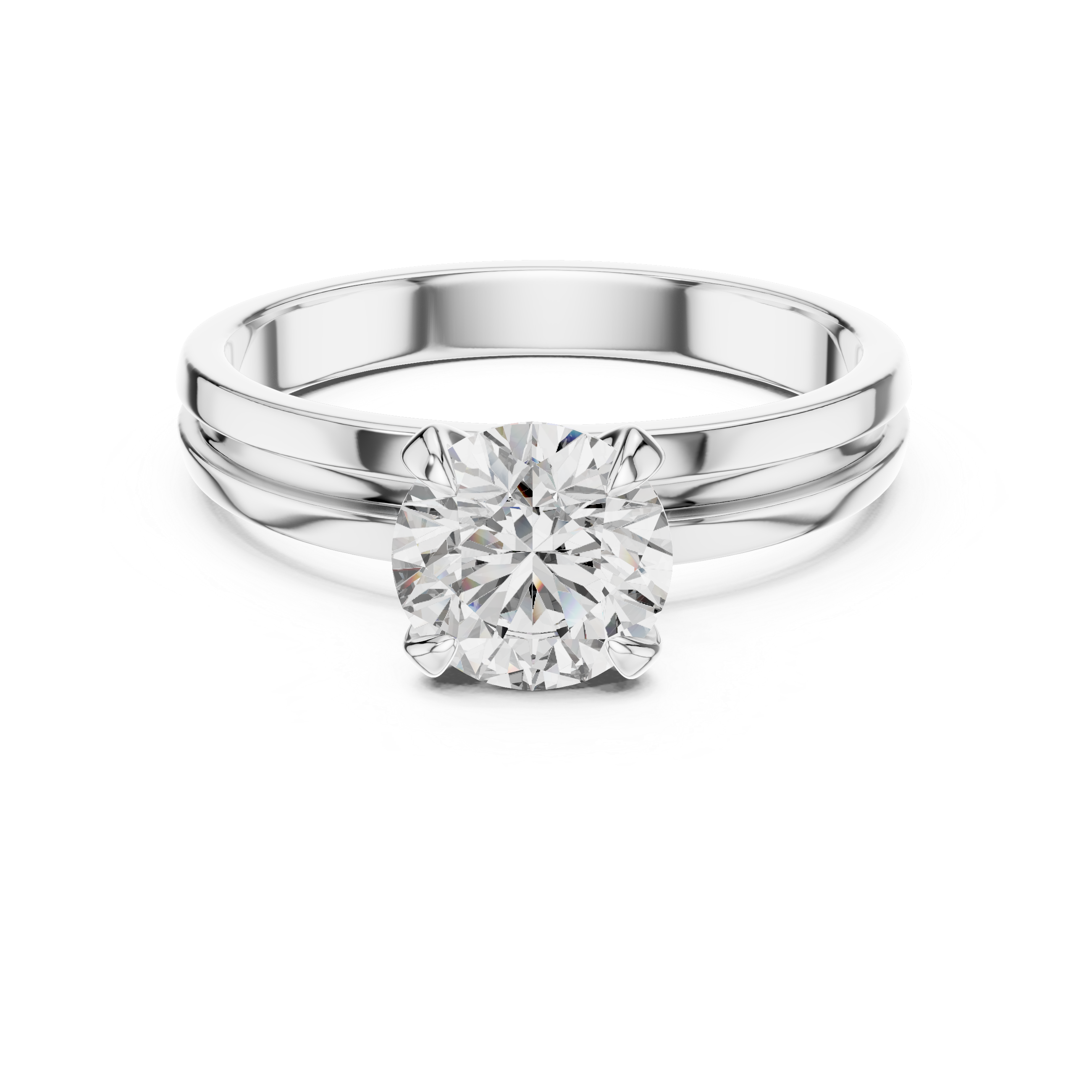 Dazzling Stone Array Lab Grown Diamond Ring
