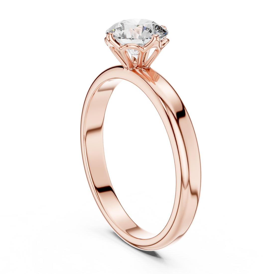 Chic Modern Open Frame Lab Grown Diamond Ring