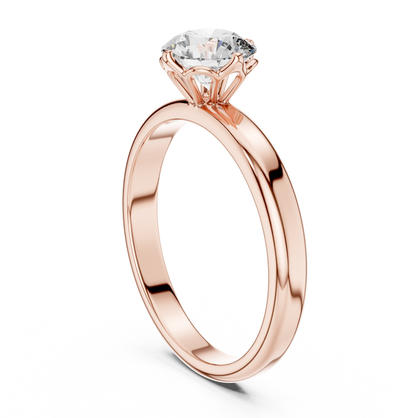 Chic Modern Open Frame Lab Grown Diamond Ring