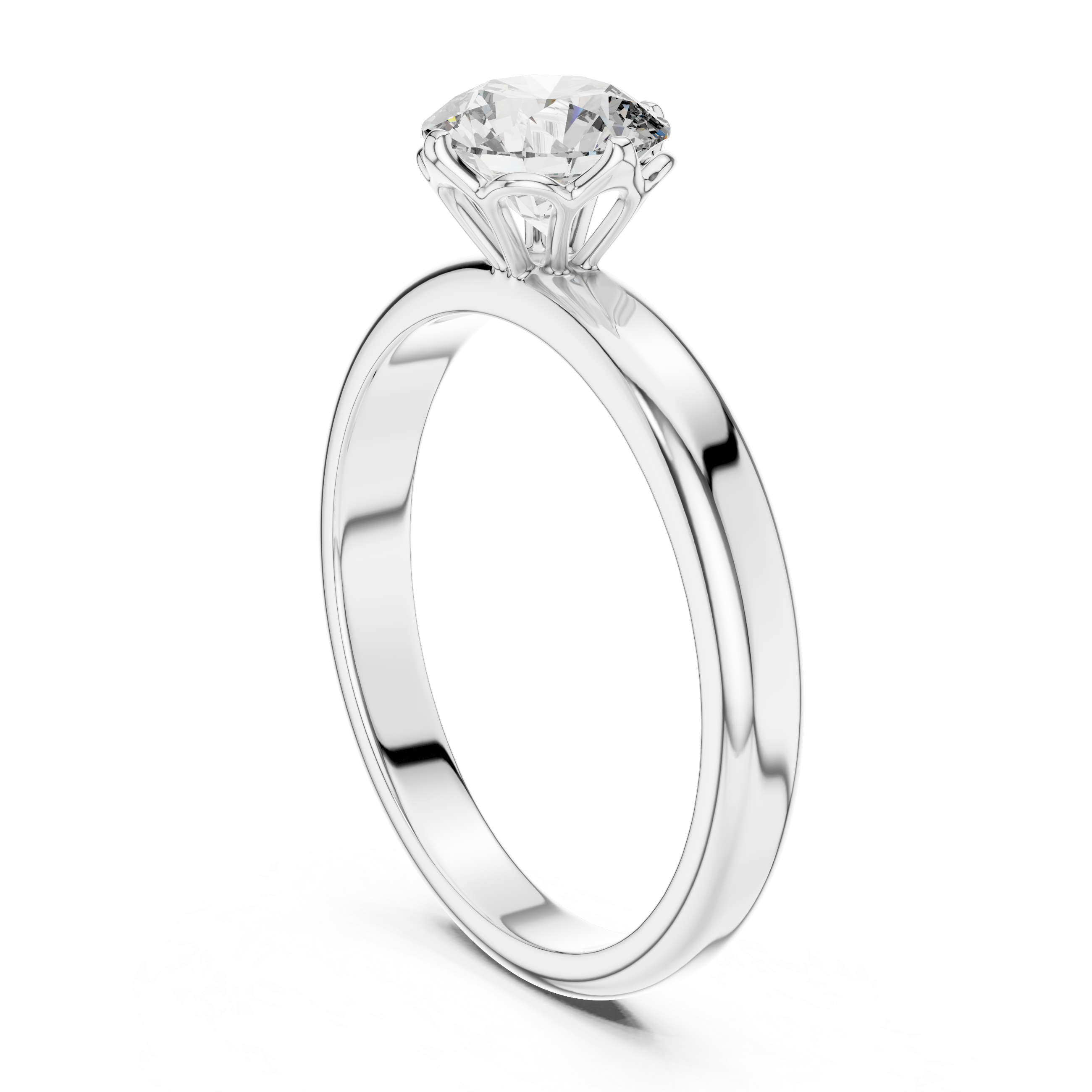 Chic Modern Open Frame Lab Grown Diamond Ring