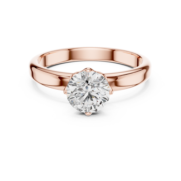 Chic Modern Open Frame Lab Grown Diamond Ring