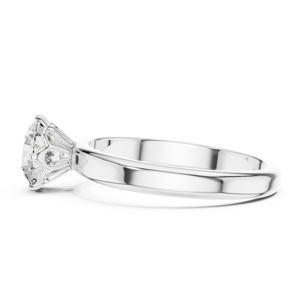 Chic Modern Open Frame Lab Grown Diamond Ring