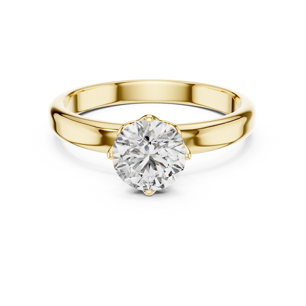 Chic Modern Open Frame Lab Grown Diamond Ring