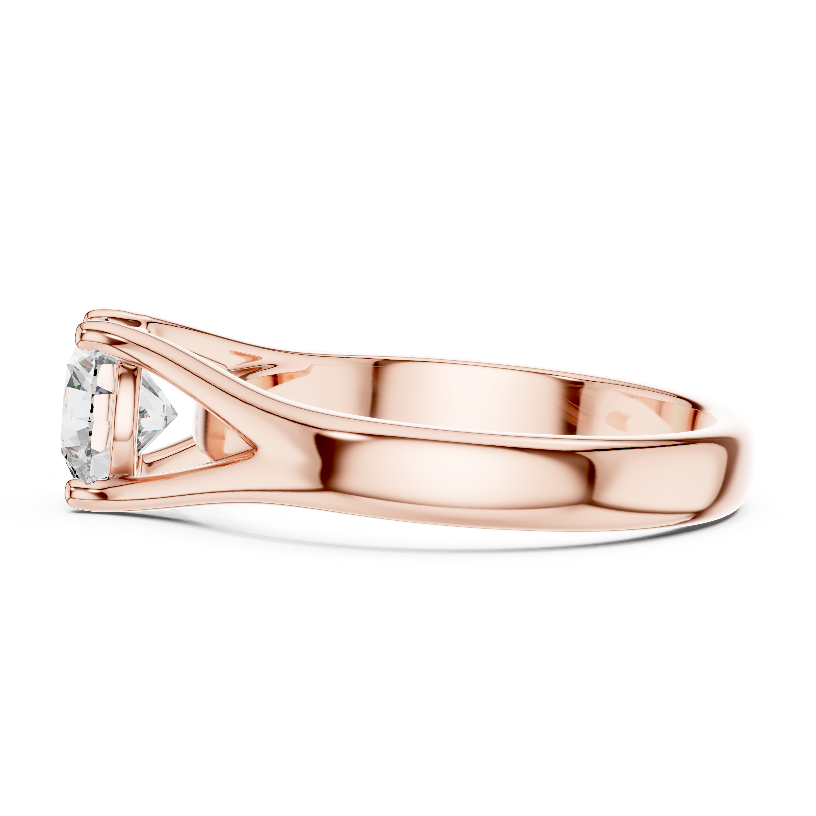 Intricate Hand Engraved Vintage Lab Grown Diamond Ring