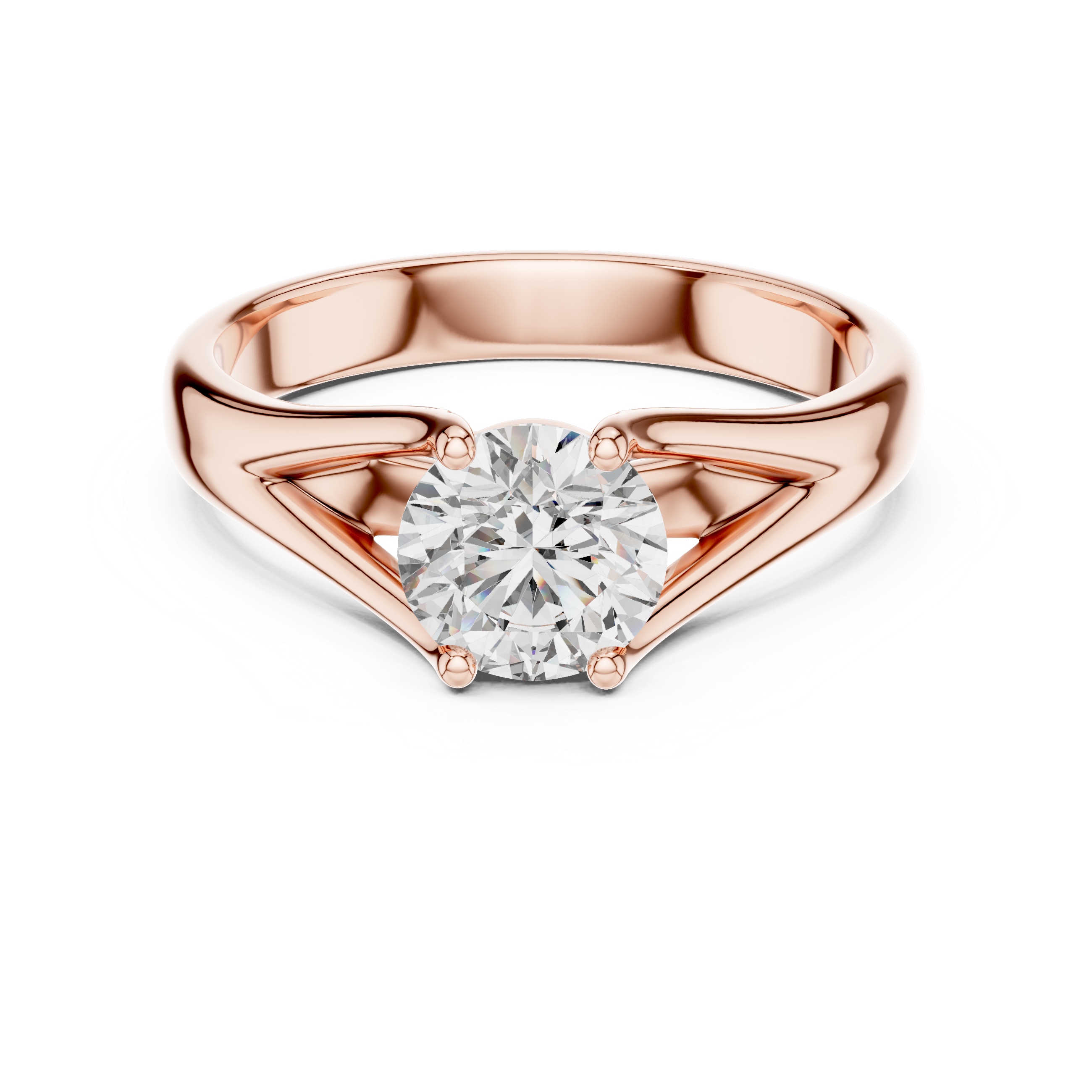 Intricate Hand Engraved Vintage Lab Grown Diamond Ring