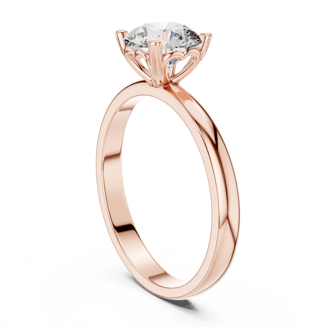 Purest Clarity Round Brilliant Lab Grown Diamond Ring