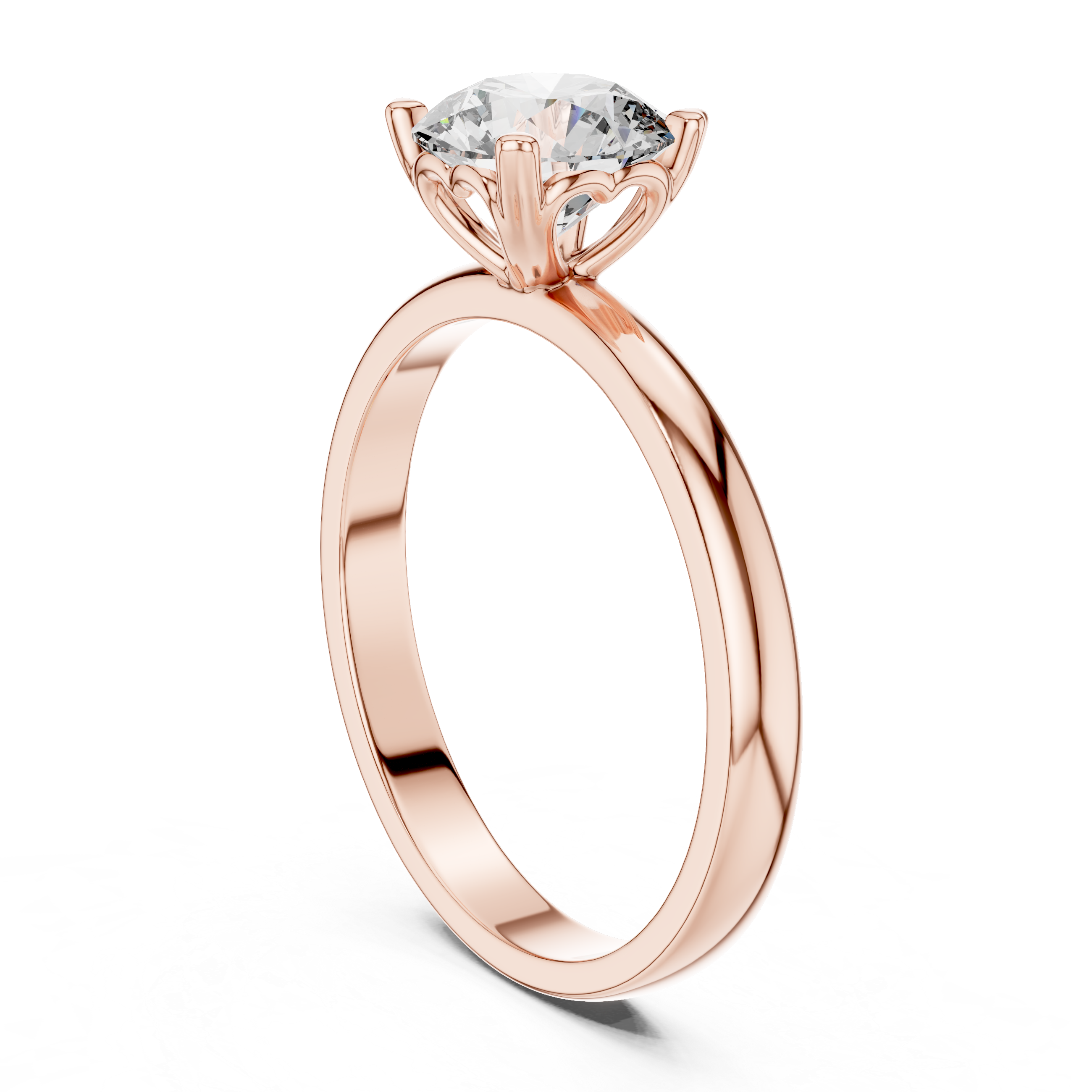 Purest Clarity Round Brilliant Lab Grown Diamond Ring