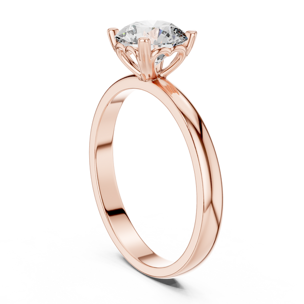 Purest Clarity Round Brilliant Lab Grown Diamond Ring