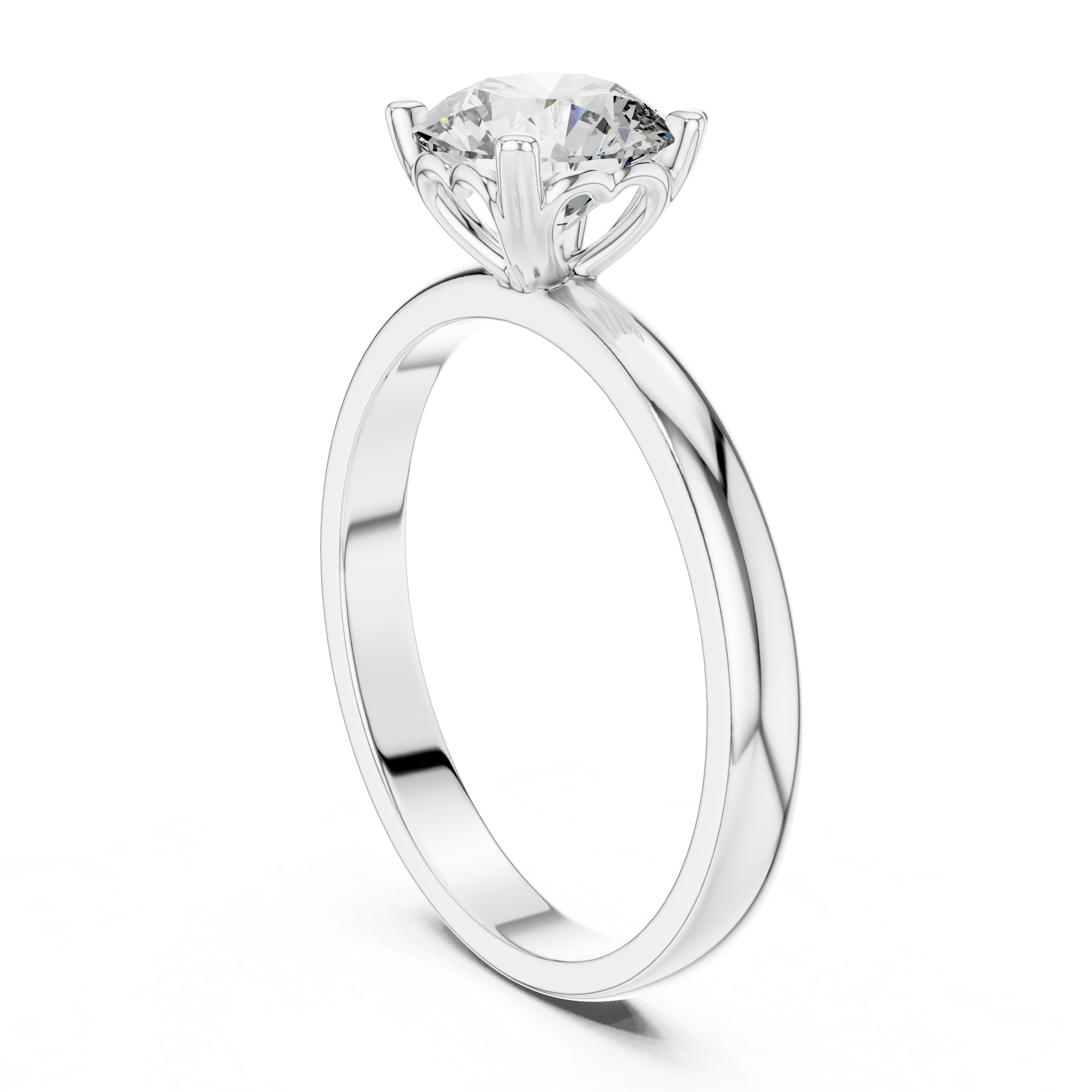 Purest Clarity Round Brilliant Lab Grown Diamond Ring
