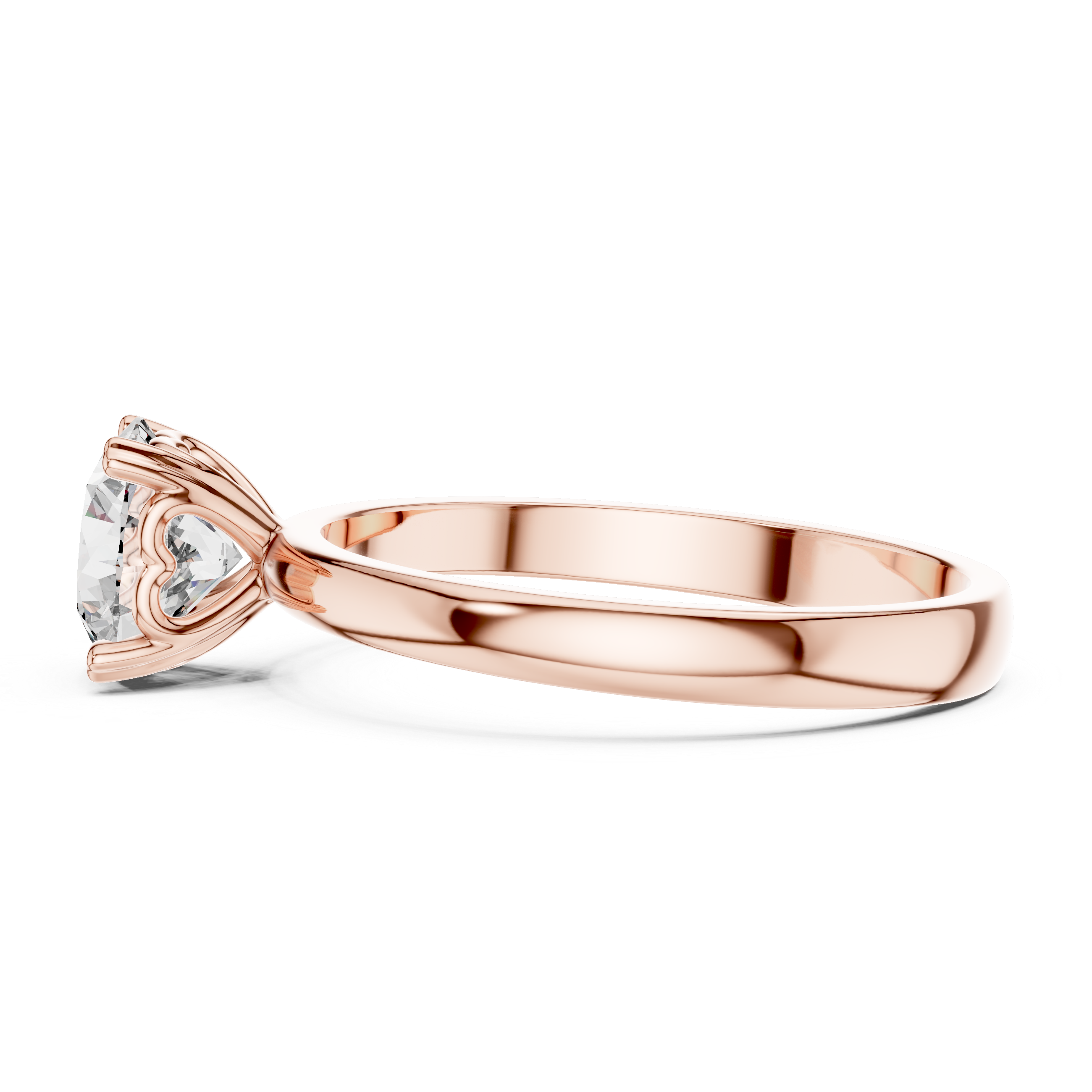 Purest Clarity Round Brilliant Lab Grown Diamond Ring