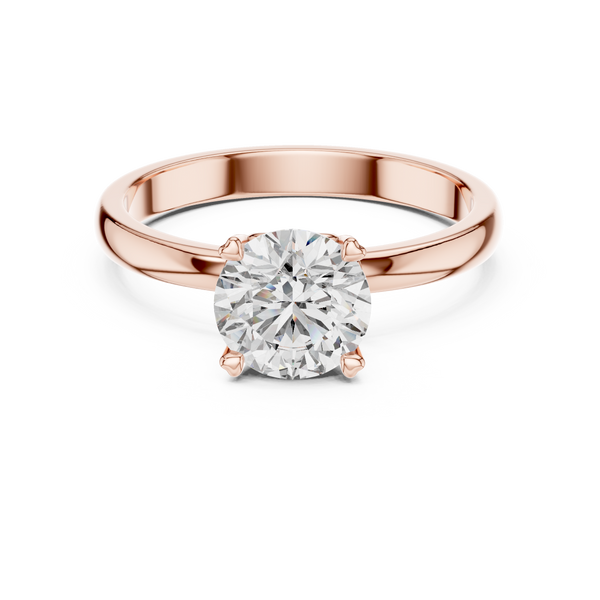 Purest Clarity Round Brilliant Lab Grown Diamond Ring