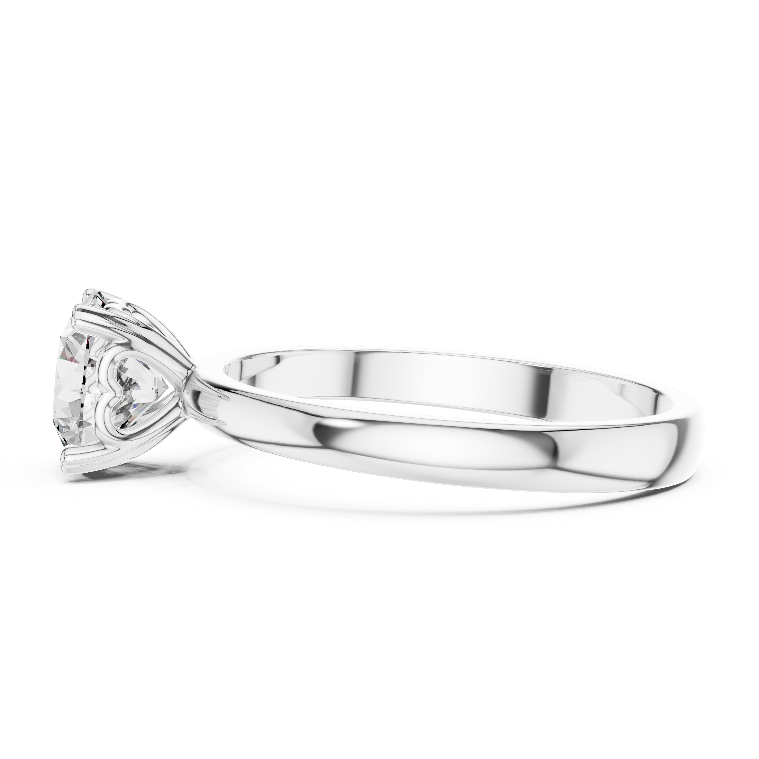 Purest Clarity Round Brilliant Lab Grown Diamond Ring