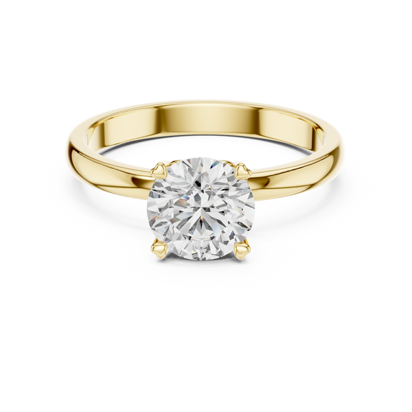 Purest Clarity Round Brilliant Lab Grown Diamond Ring