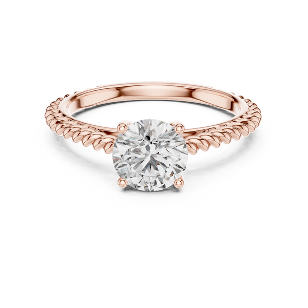Beautiful Split Shank Design Lab Grown Diamond Ring