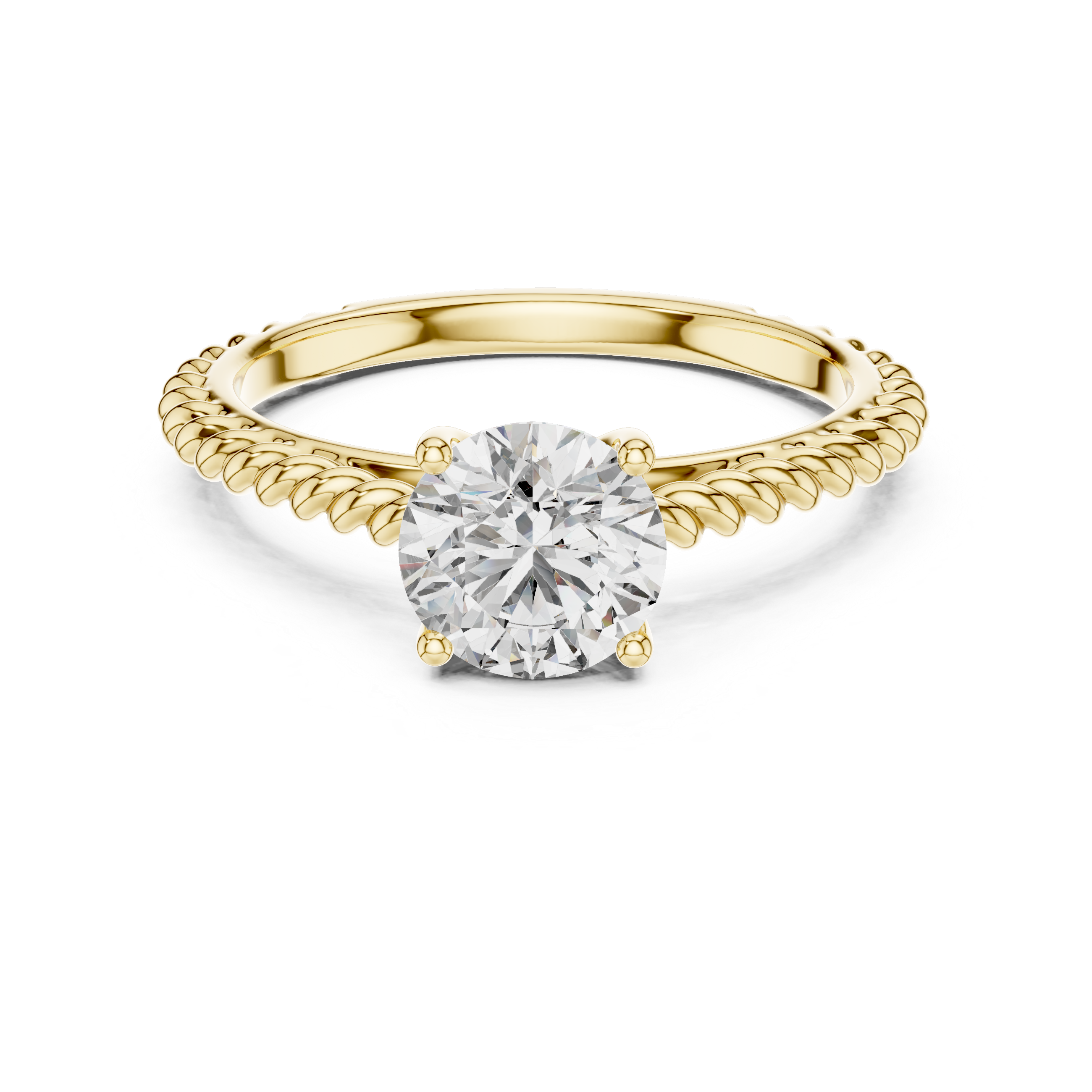 Beautiful Split Shank Design Lab Grown Diamond Ring