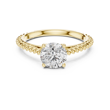 Beautiful Split Shank Design Lab Grown Diamond Ring