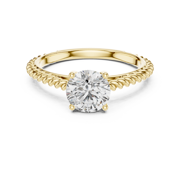 Beautiful Split Shank Design Lab Grown Diamond Ring