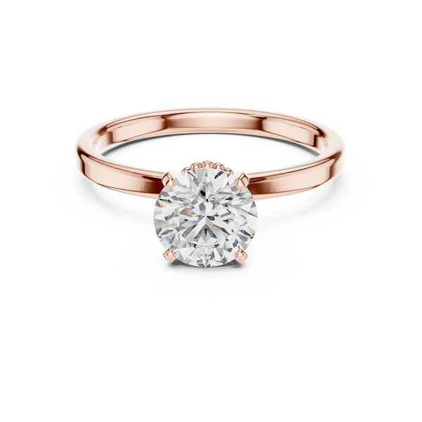 Refined Shine High Lab Grown Diamond Ring