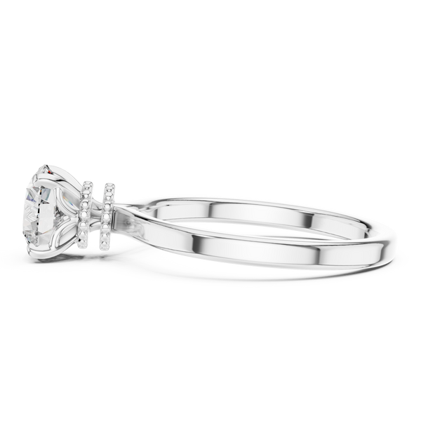 Refined Shine High Lab Grown Diamond Ring