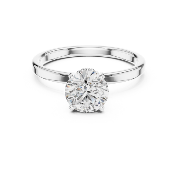 Refined Shine High Lab Grown Diamond Ring