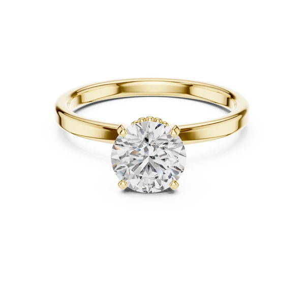 Refined Shine High Lab Grown Diamond Ring