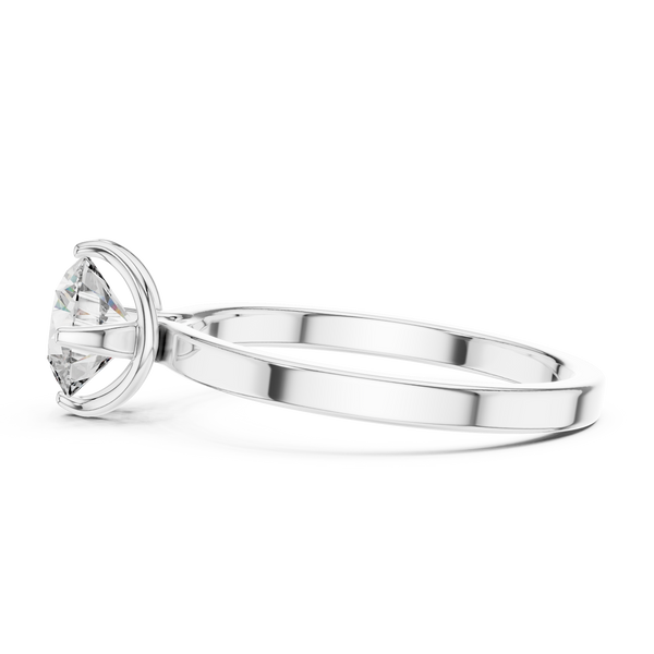 Vibrant Yellow Gold Classic Lab Grown Diamond Ring