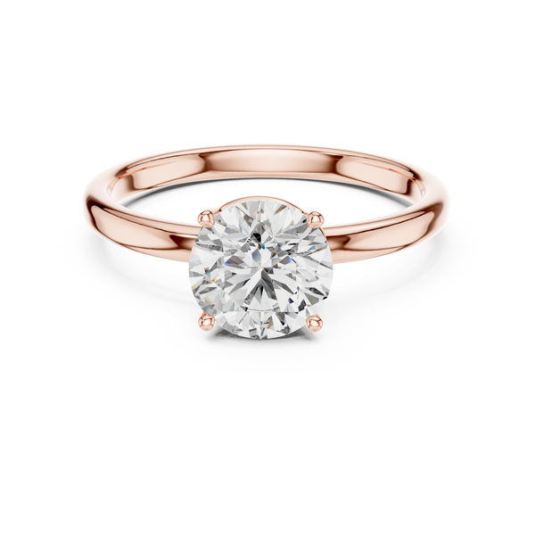 Royal Knife Edge Solitaire Lab Grown Diamond Ring