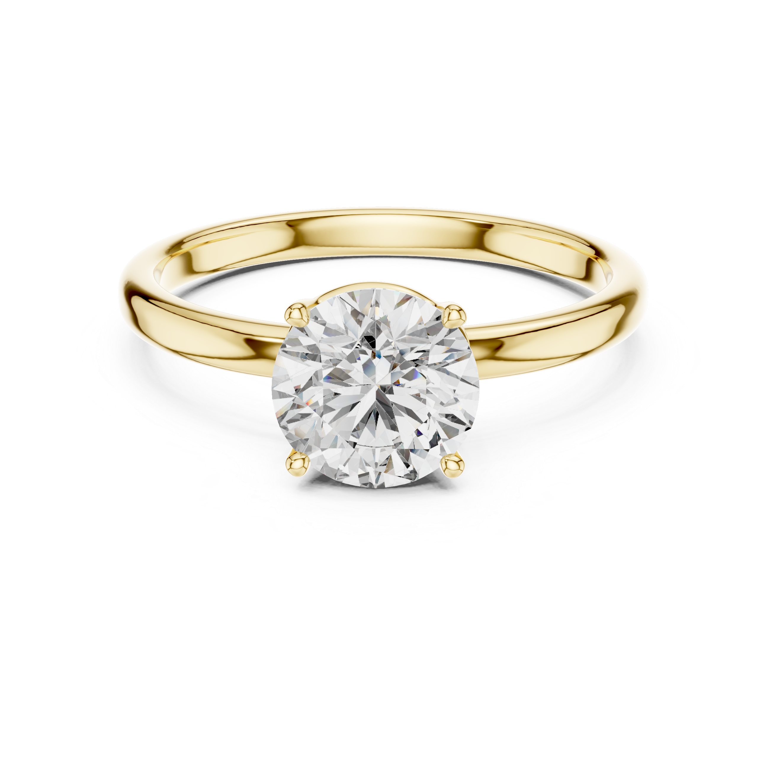 Royal Knife Edge Solitaire Lab Grown Diamond Ring