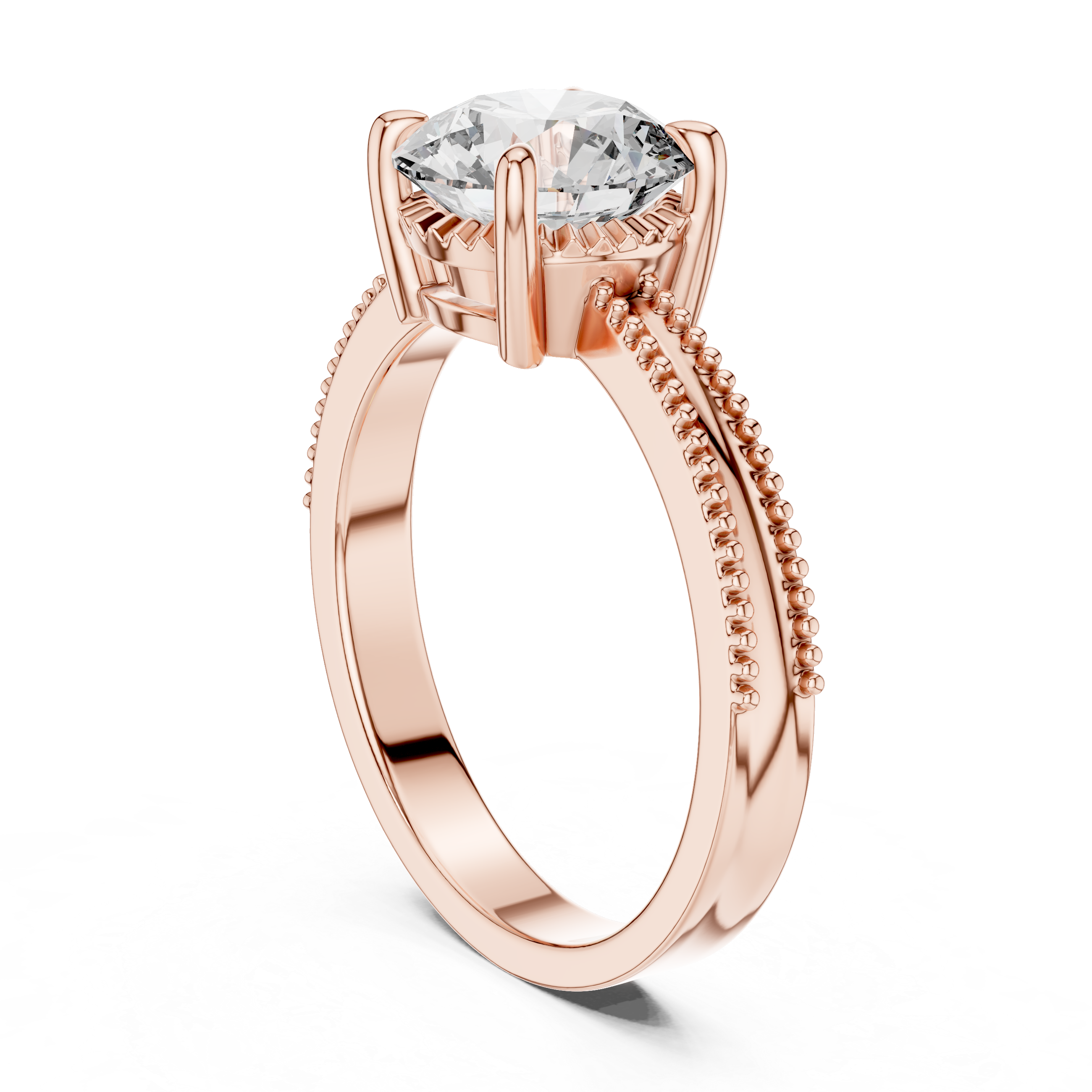 Celestial Motif Unique Lab Grown Diamond Ring