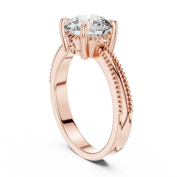 Celestial Motif Unique Lab Grown Diamond Ring
