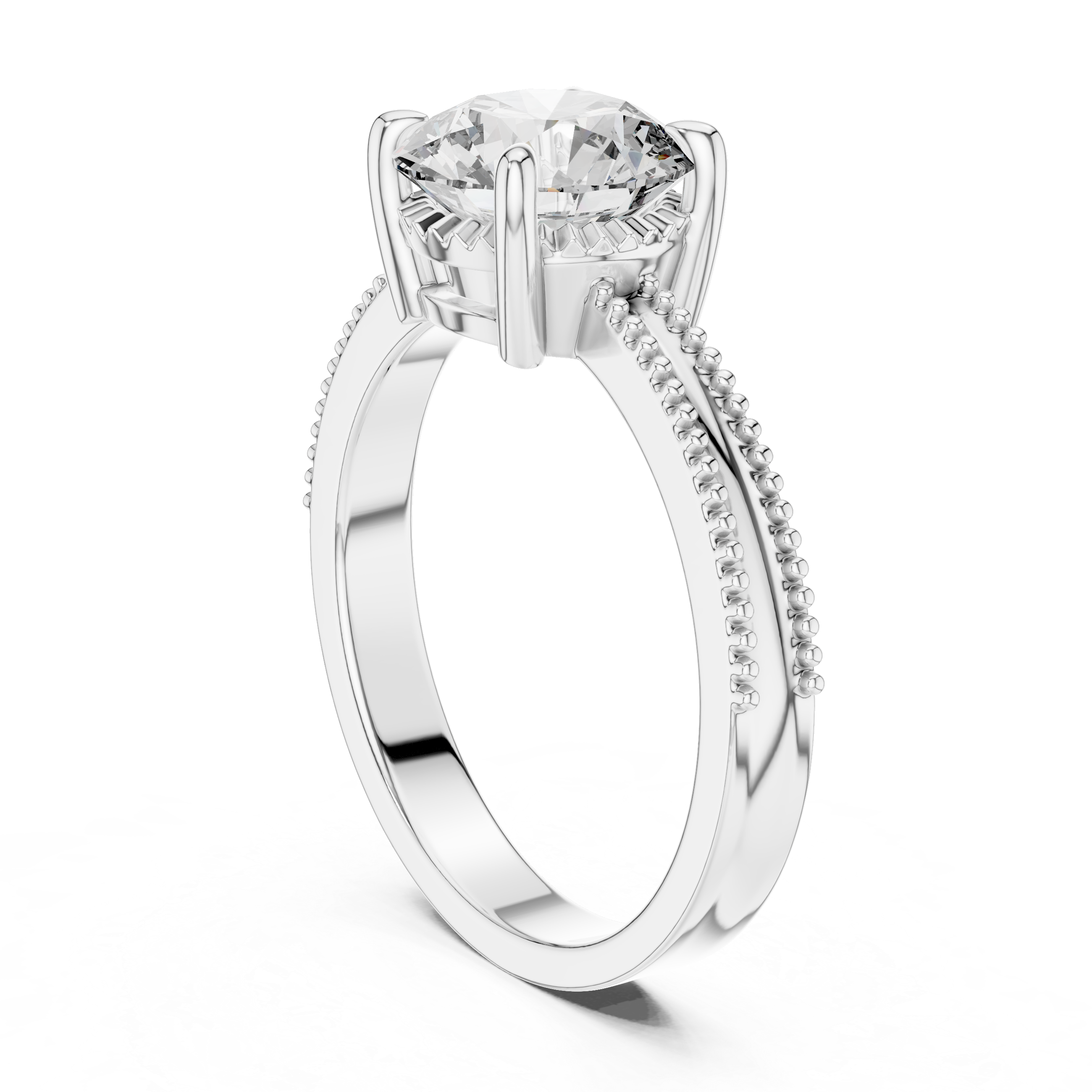 Celestial Motif Unique Lab Grown Diamond Ring