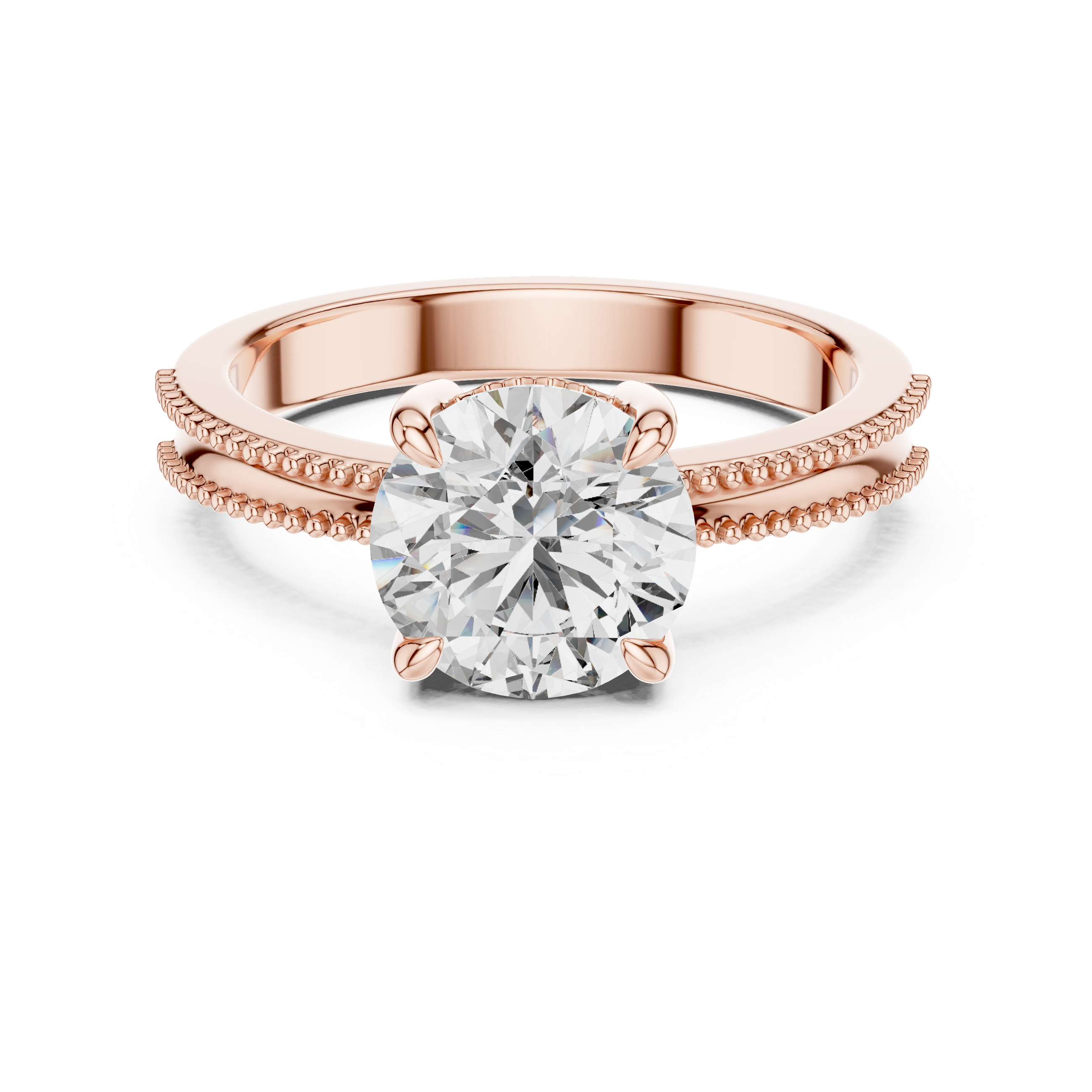 Celestial Motif Unique Lab Grown Diamond Ring