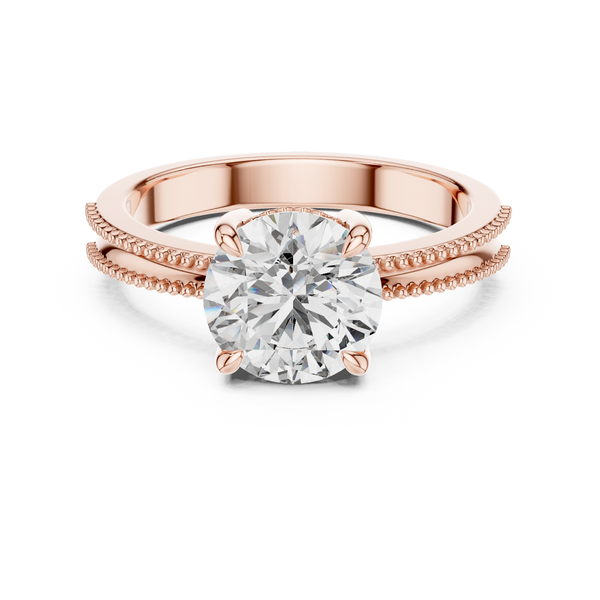 Celestial Motif Unique Lab Grown Diamond Ring