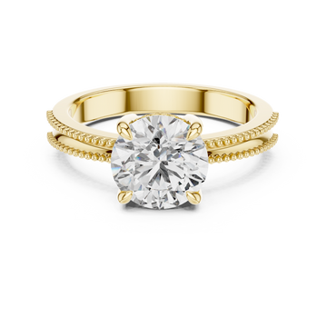 Celestial Motif Unique Lab Grown Diamond Ring