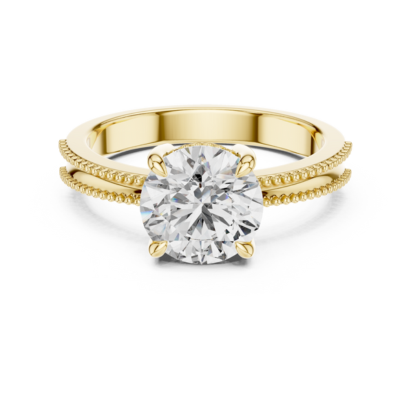 Celestial Motif Unique Lab Grown Diamond Ring