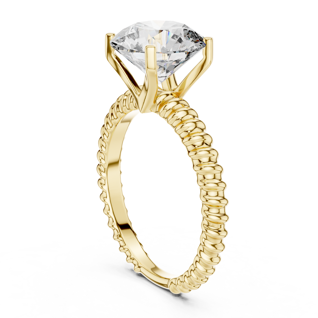 Imperial Asscher Cut Luxury Lab Grown Diamond Ring