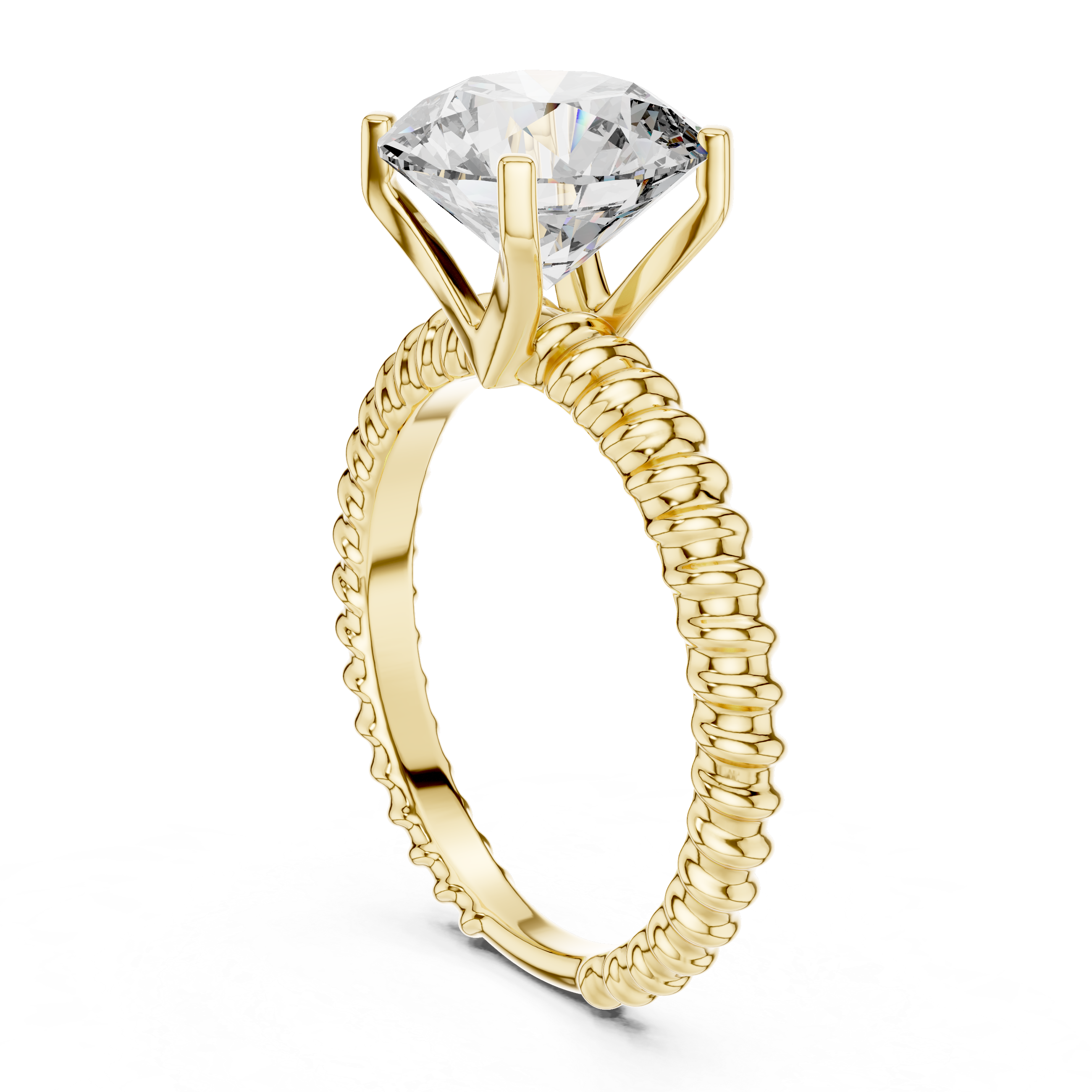 Imperial Asscher Cut Luxury Lab Grown Diamond Ring