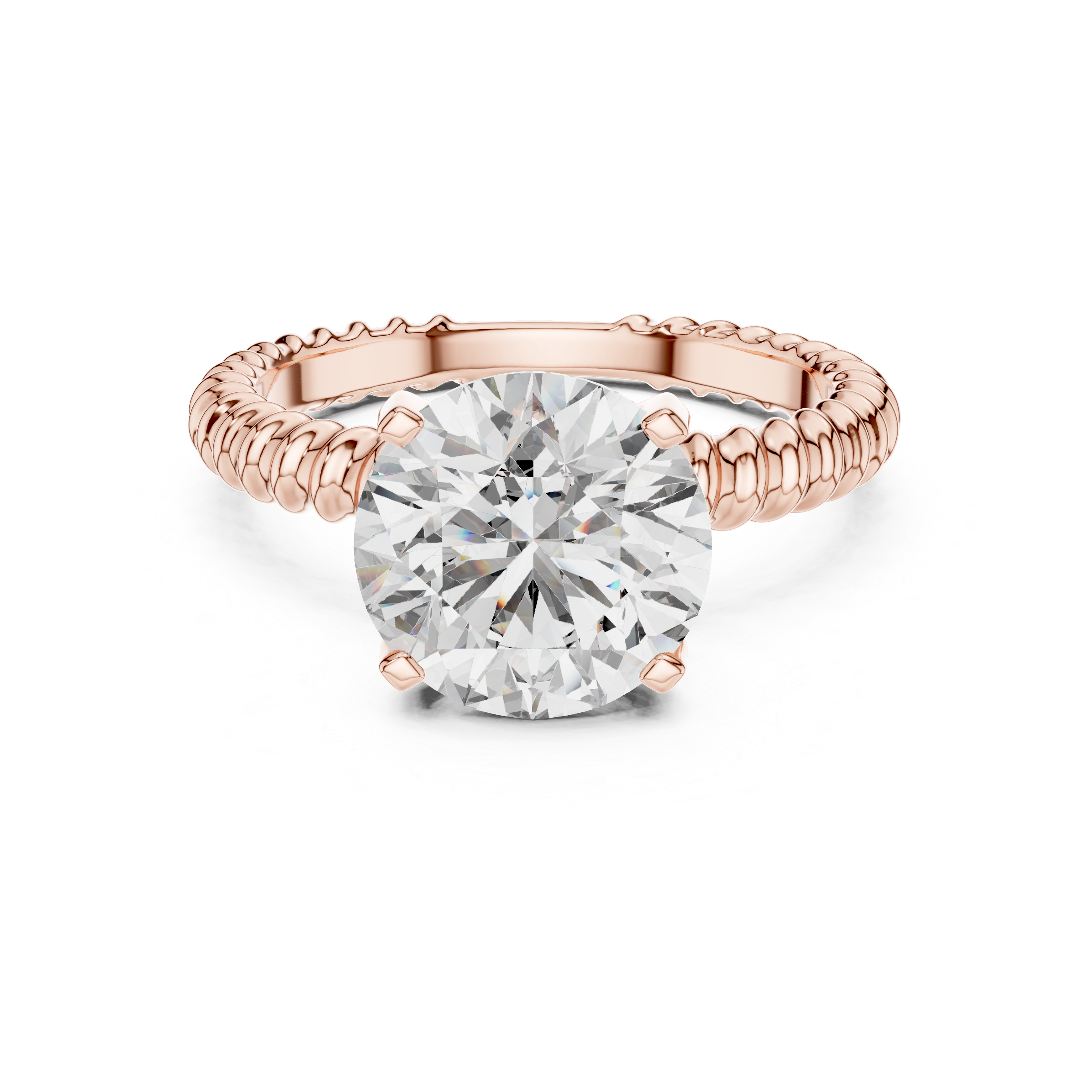 Imperial Asscher Cut Luxury Lab Grown Diamond Ring