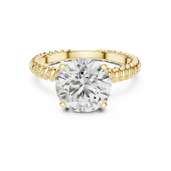 Imperial Asscher Cut Luxury Lab Grown Diamond Ring