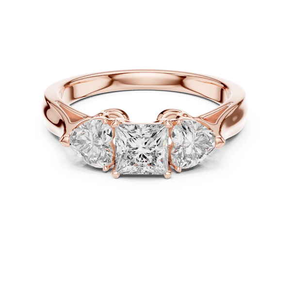 Graceful Infinity Loop Design Lab Grown Diamond Ring