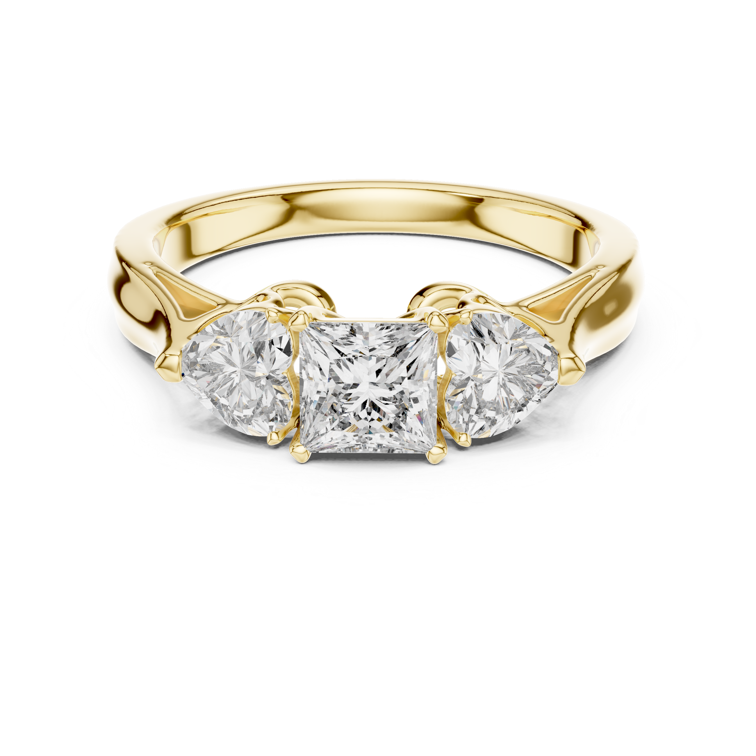Graceful Infinity Loop Design Lab Grown Diamond Ring